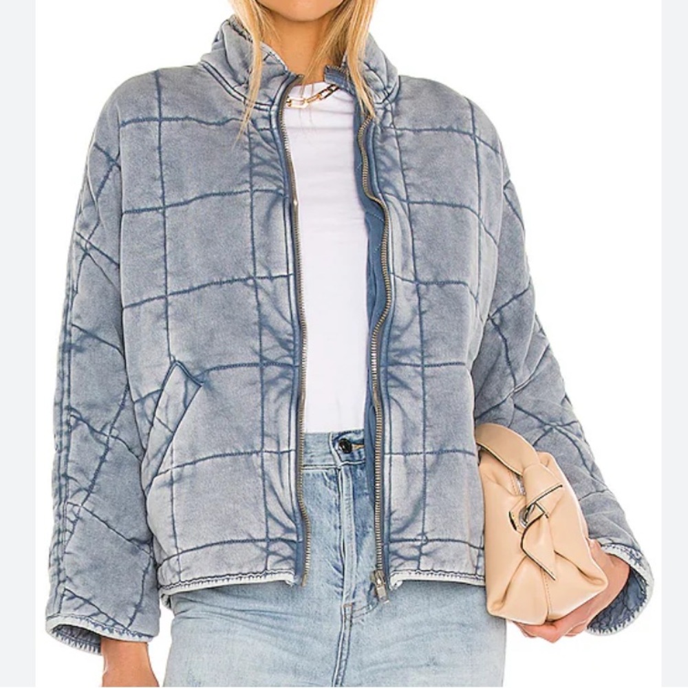 Free People - Dolman Quilted Knit Jacket